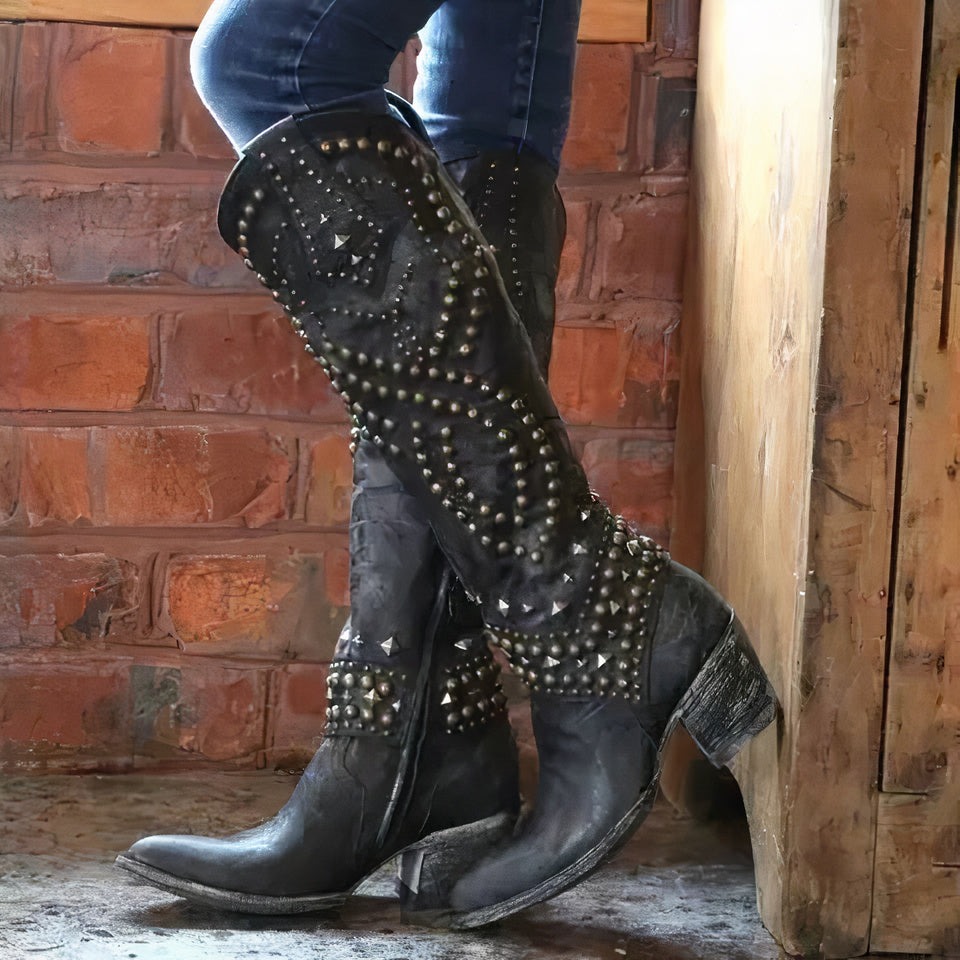 Kimberly Benn | Western Knee-High Boots