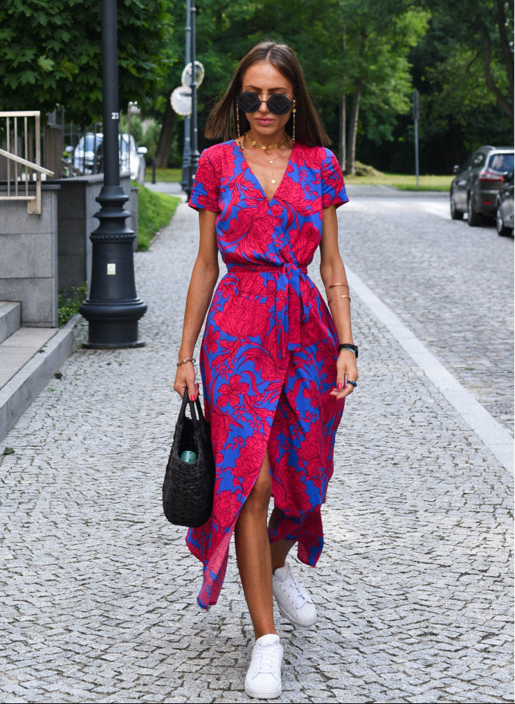 Kimberly Benn | Soft Bloom Wrap Dress