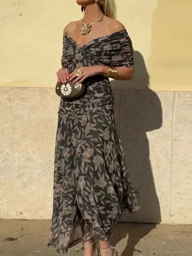 Kimberly Benn | Elegant Dress With V-Neckline