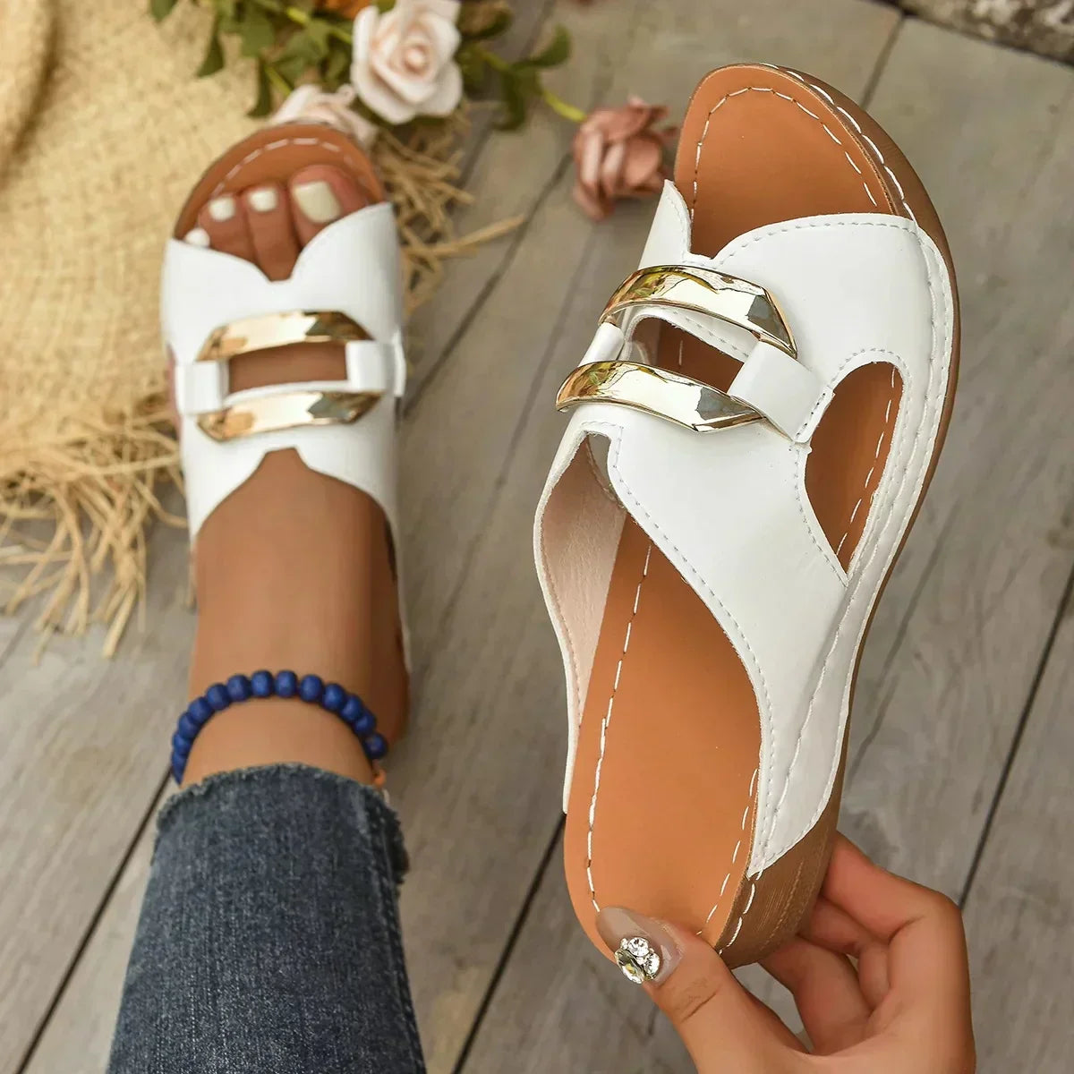 Kimberly Benn | Orthopedic Wedge Heel Sandals