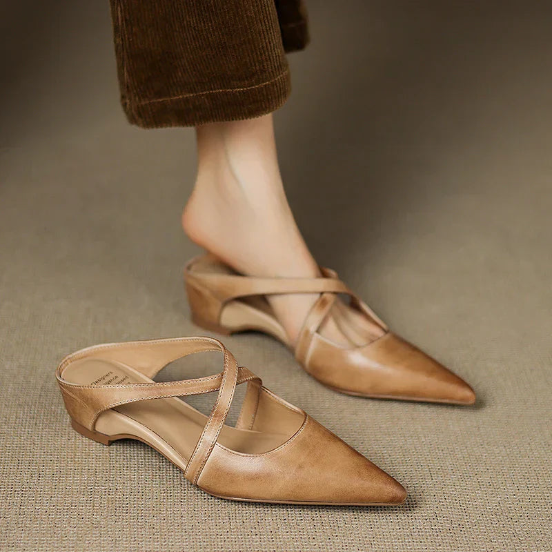 Kimberly Benn | Genuine Leather Mules