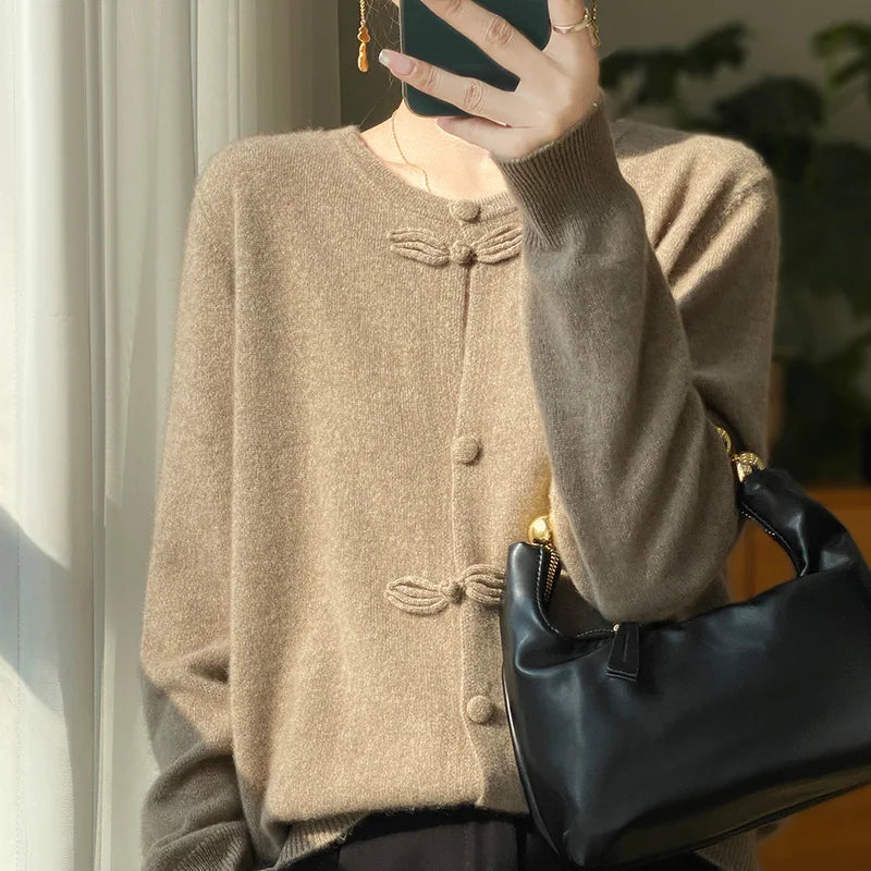 Kimberly Benn | Chic Bow Cardigan