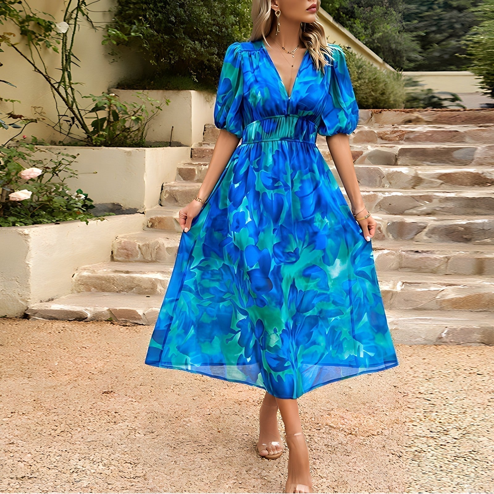 Kimberly Benn | Floral Midi Dress