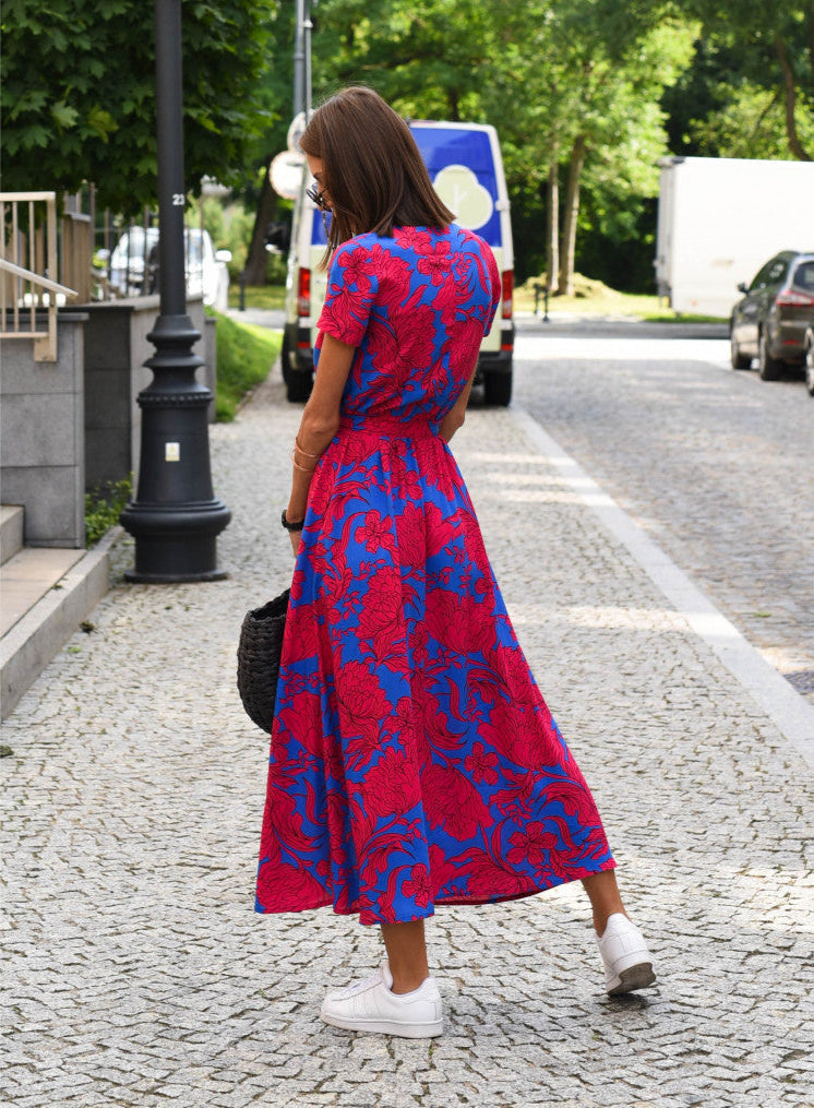 Kimberly Benn | Soft Bloom Wrap Dress