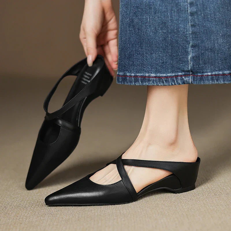 Kimberly Benn | Genuine Leather Mules