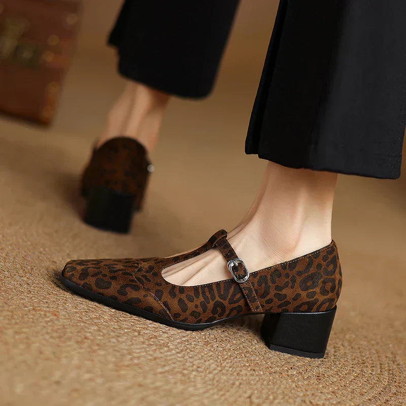 Kimberly Benn | Leopard Mary Janes