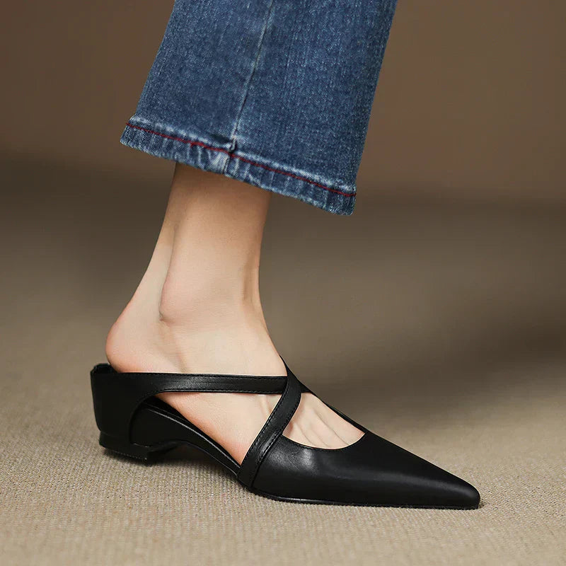 Kimberly Benn | Genuine Leather Mules