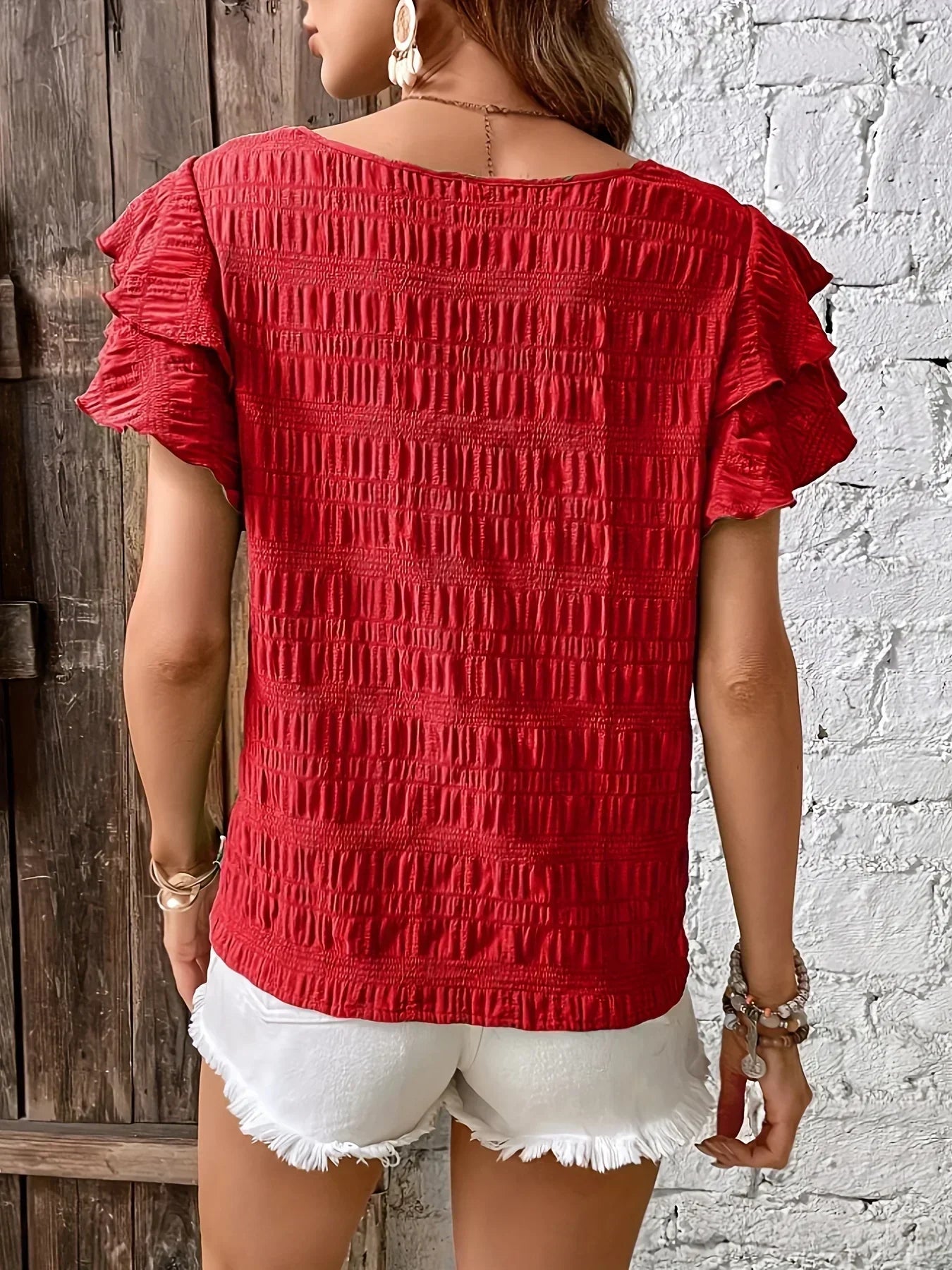 Kimberly Benn | Breezy Blouse With Ruffles