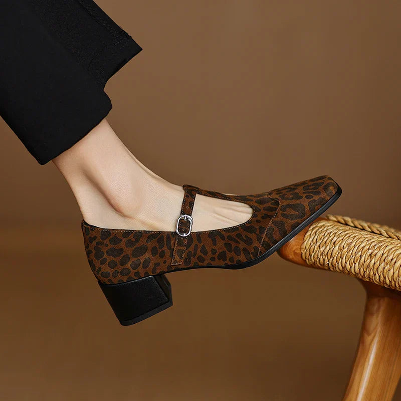 Kimberly Benn | Leopard Mary Janes