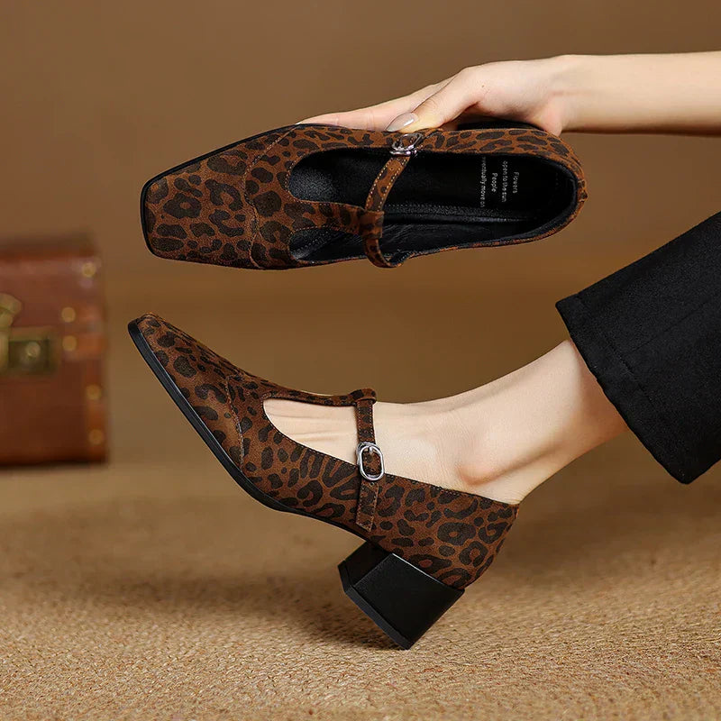 Kimberly Benn | Leopard Mary Janes