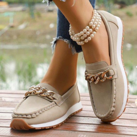 Kimberly Benn | Diamond Buckle Loafers