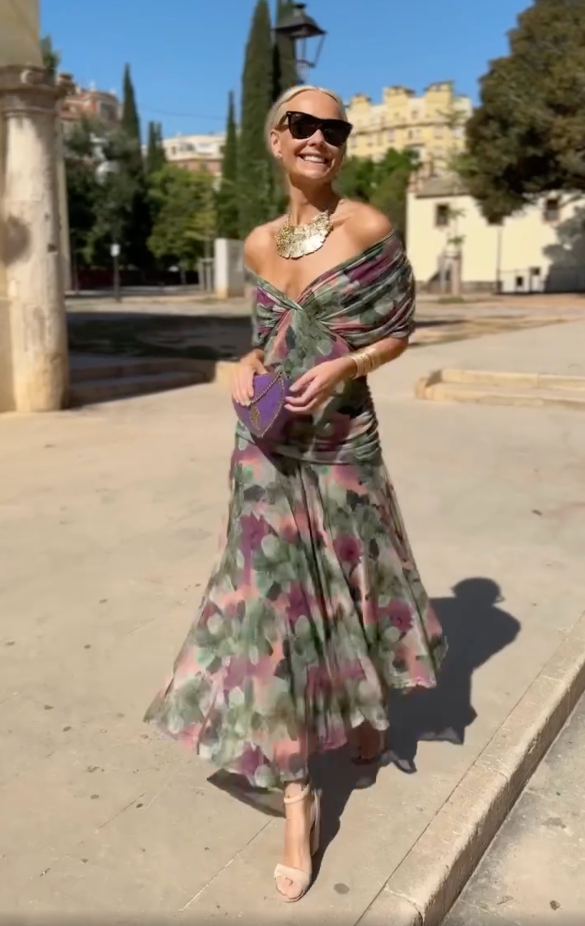 Kimberly Benn | Elegant Women's Dress | Long Floral Dress