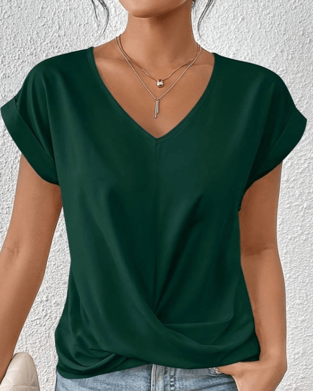 Kimberly Benn | V-Neck Top