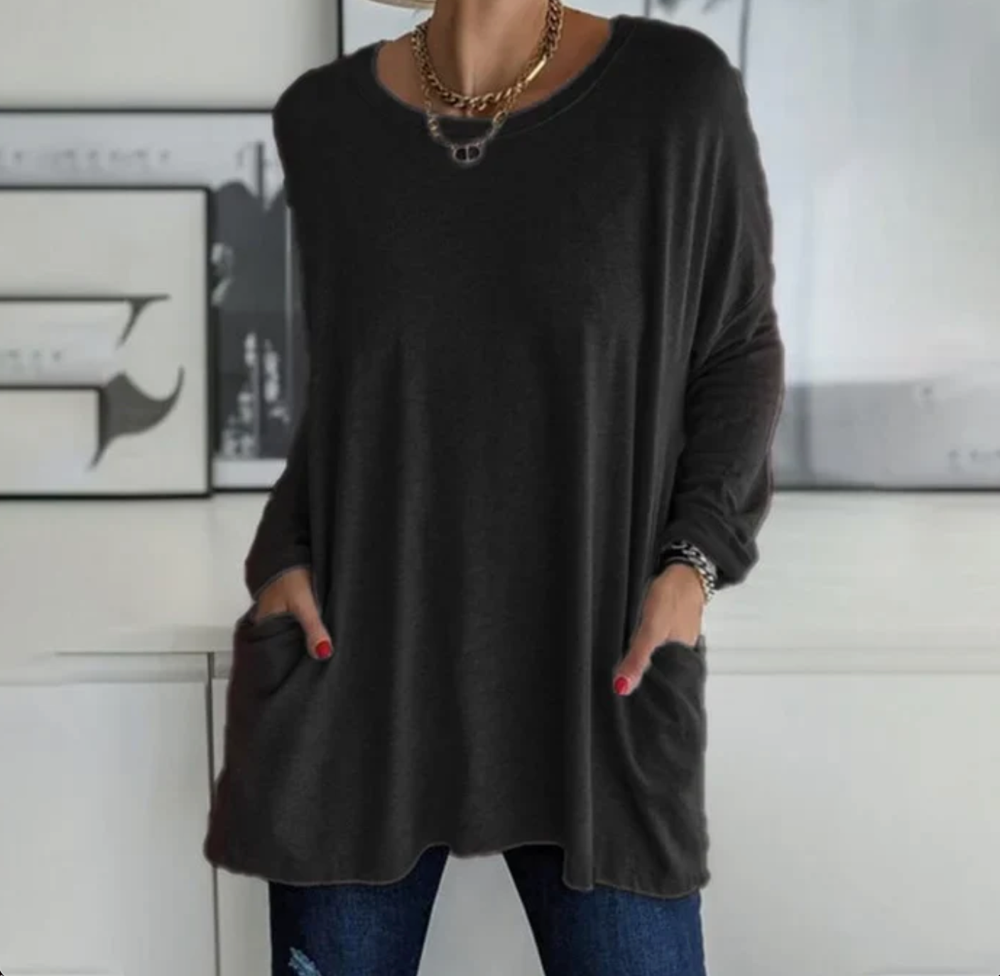 Kimberly Benn | Long-Sleeve Essential Top