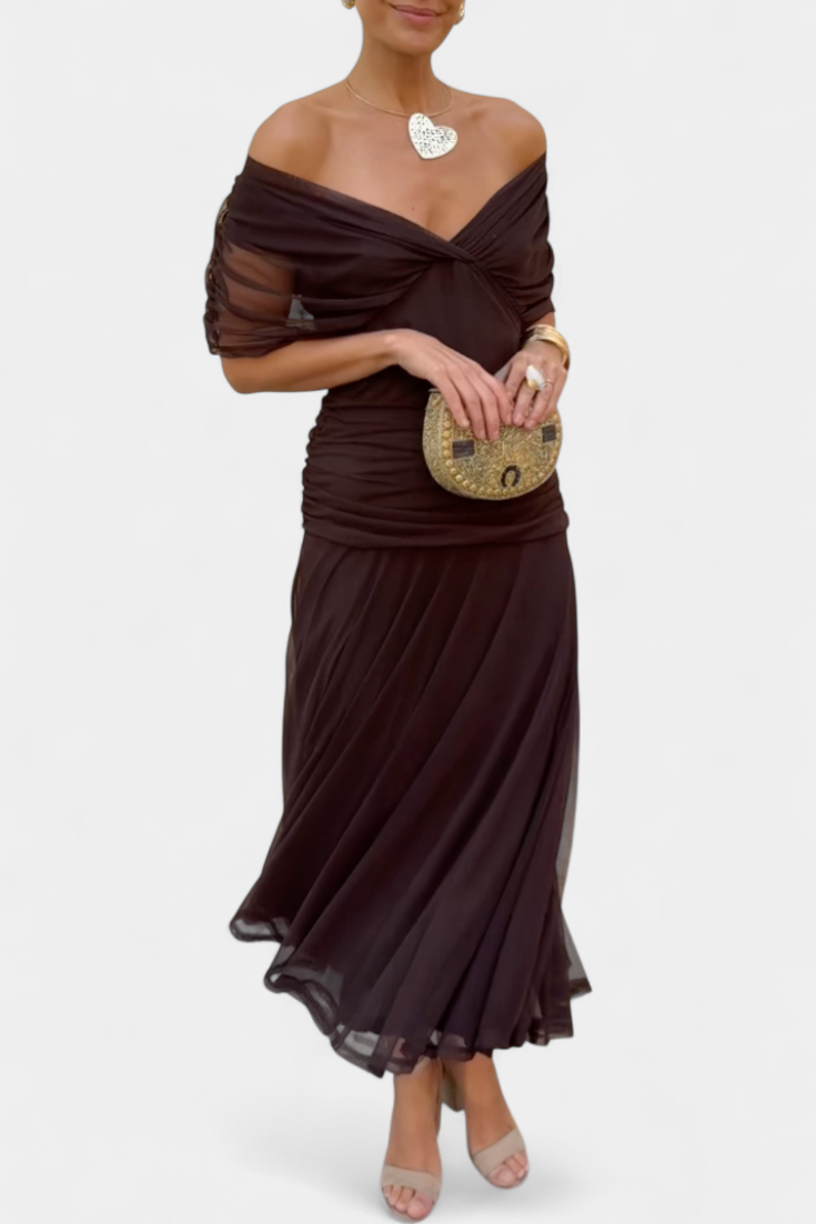Kimberly Benn | Elegant Dress With V-Neckline
