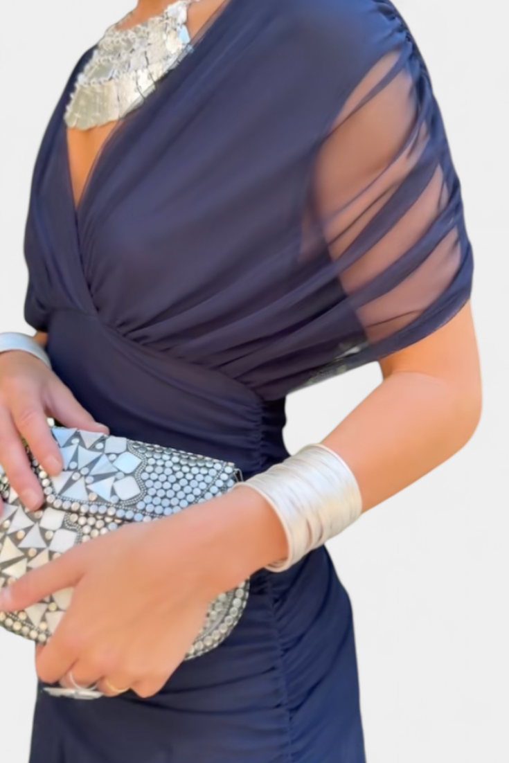 Kimberly Benn | Elegant Dress With V-Neckline