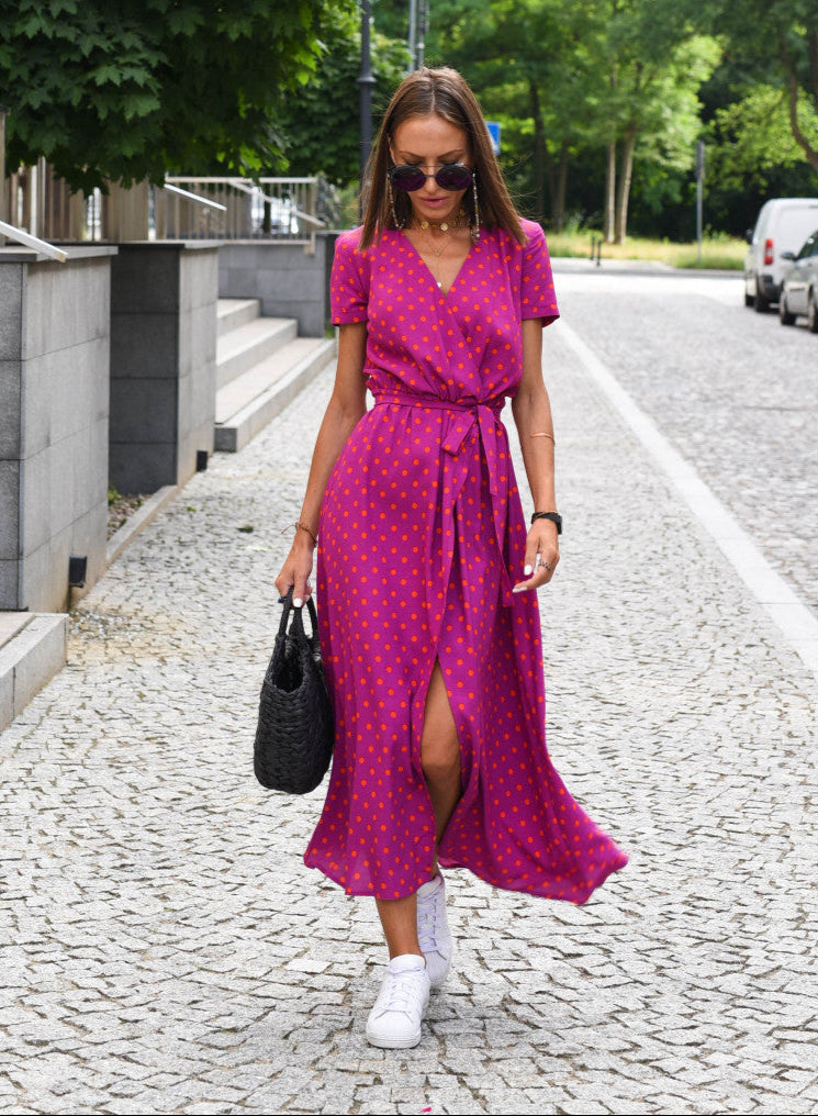 Kimberly Benn | Soft Bloom Wrap Dress