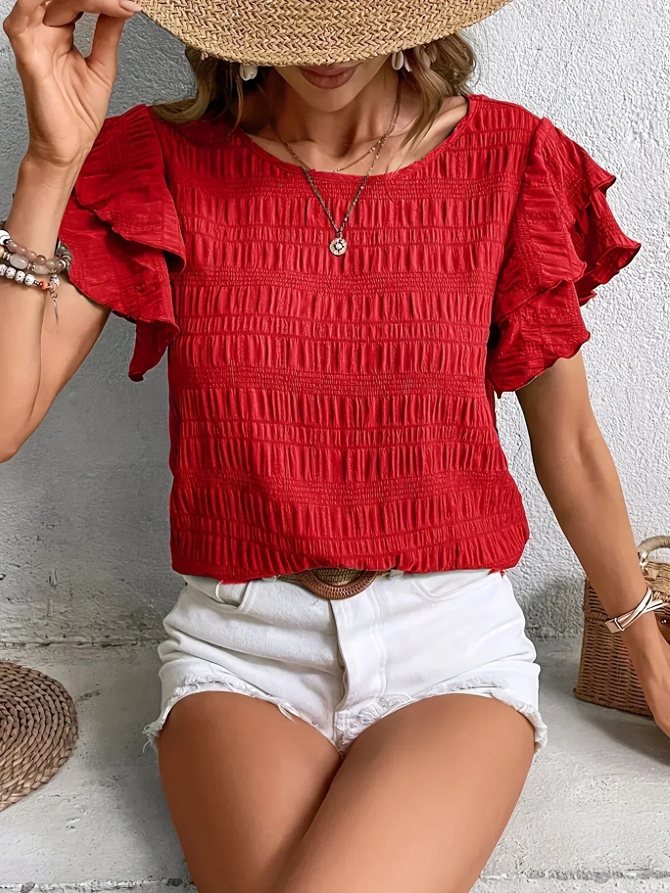 Kimberly Benn | Breezy Blouse With Ruffles