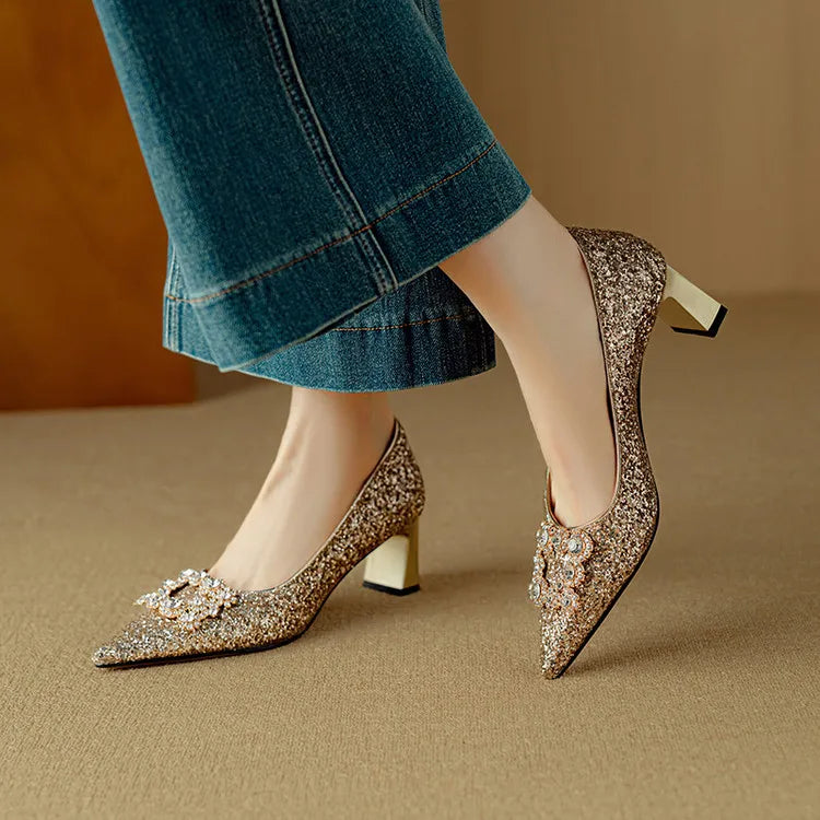 Kimberly Benn | Glitter Pumps