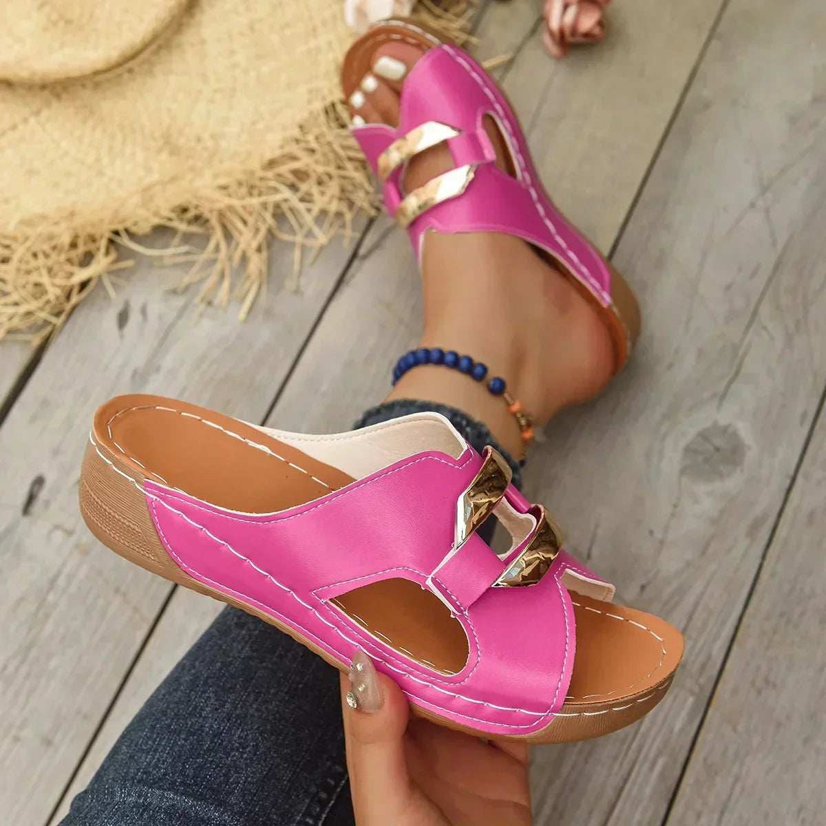 Kimberly Benn | Orthopedic Wedge Heel Sandals