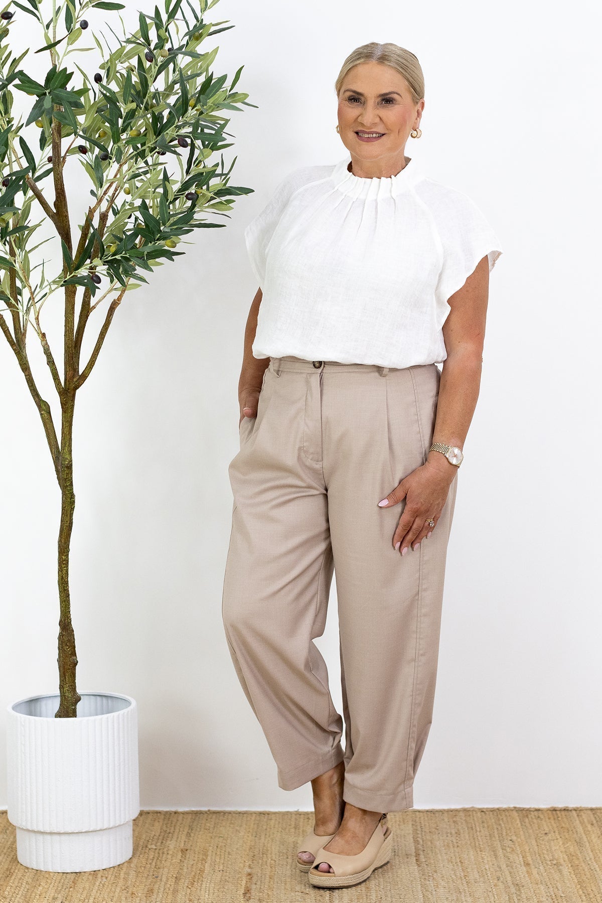 Kimberly Benn | Tailored Breezy Trouser