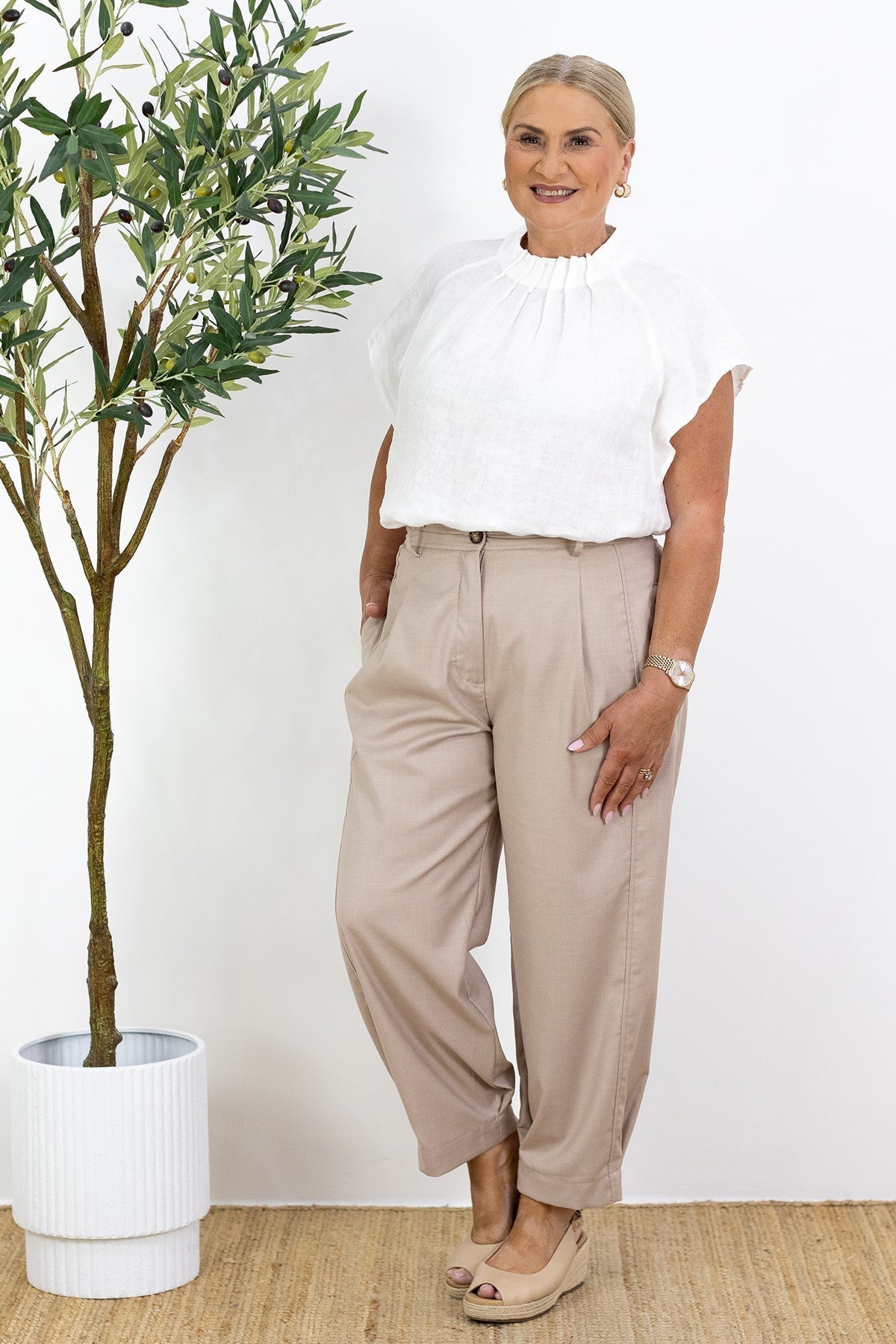 Kimberly Benn | Tailored Breezy Trouser