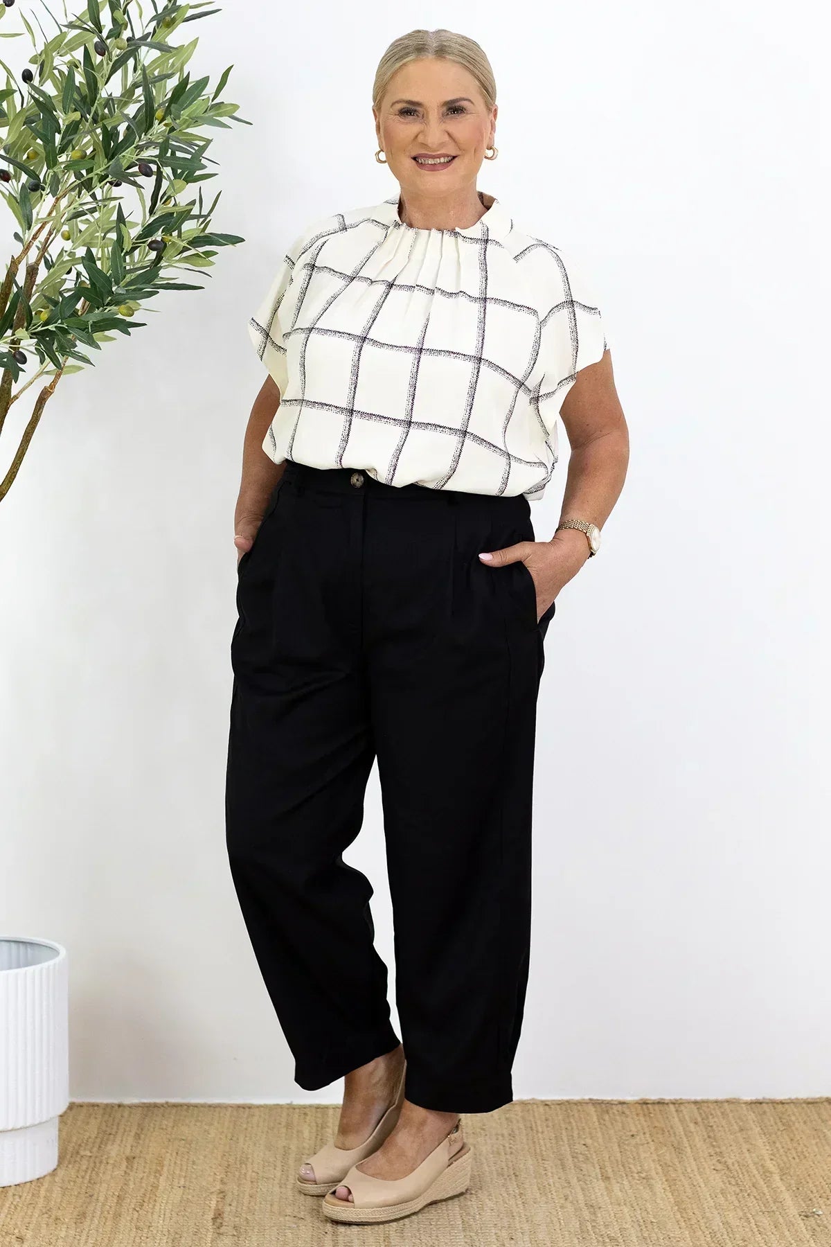 Kimberly Benn | Tailored Breezy Trouser