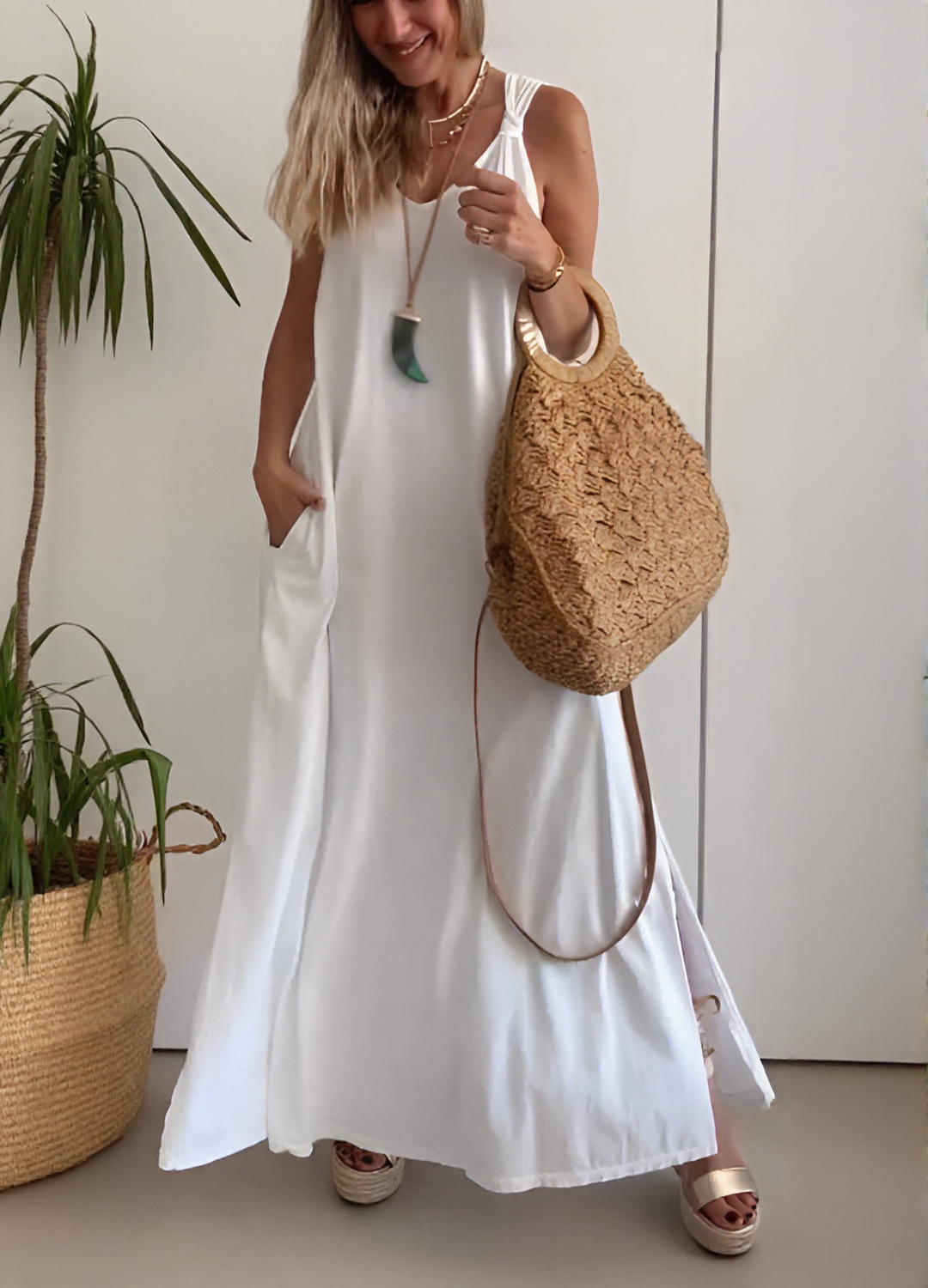 Kimberly Benn | Sleeveless Flowy Maxi Dress