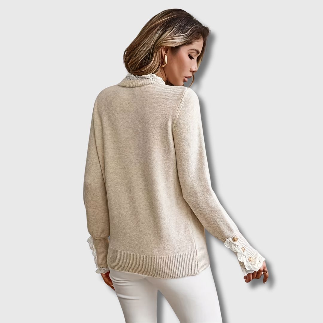 Kimberly Benn | Sweater With Lace Details