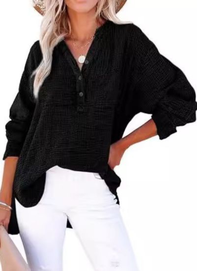 Kimberly Benn | Casual V-Neck Blouse