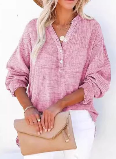 Kimberly Benn | Casual V-Neck Blouse