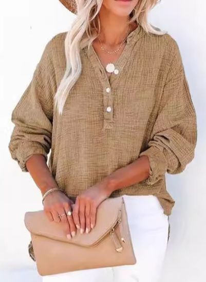 Kimberly Benn | Casual V-Neck Blouse