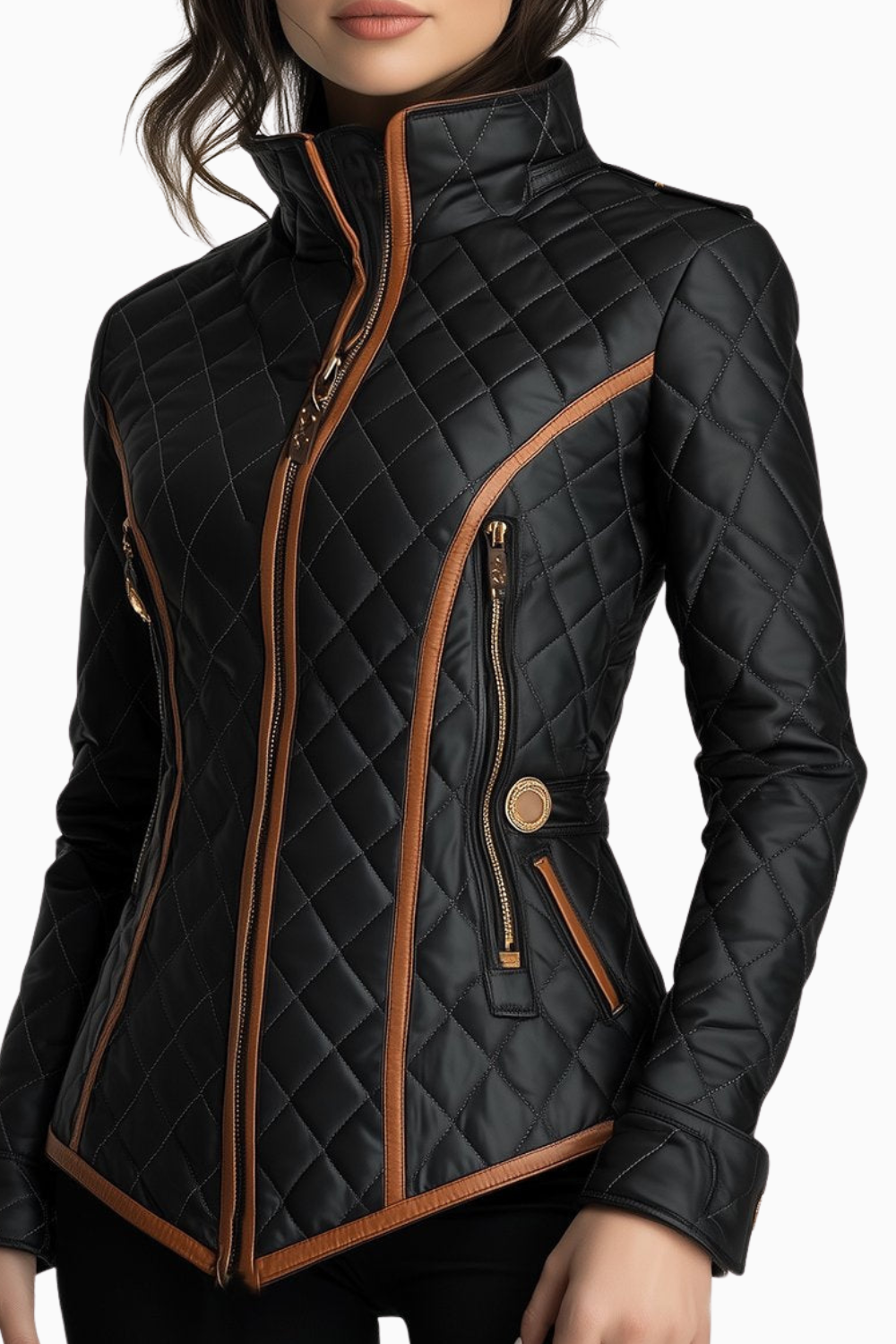 Kimberly Benn | Diamond-Quilted Padded Jacket