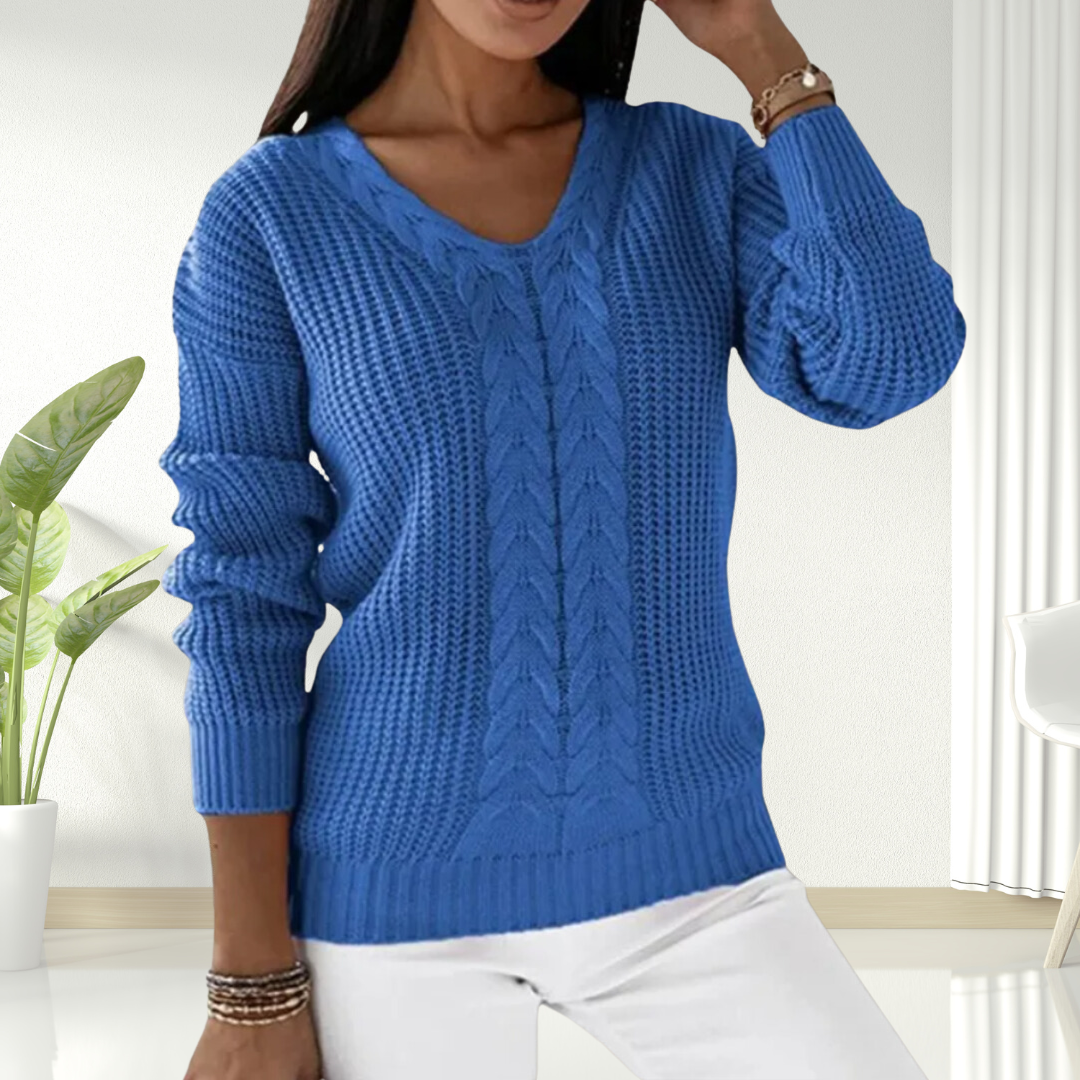 Kimberly Benn | Comfy V-Neck Sweater