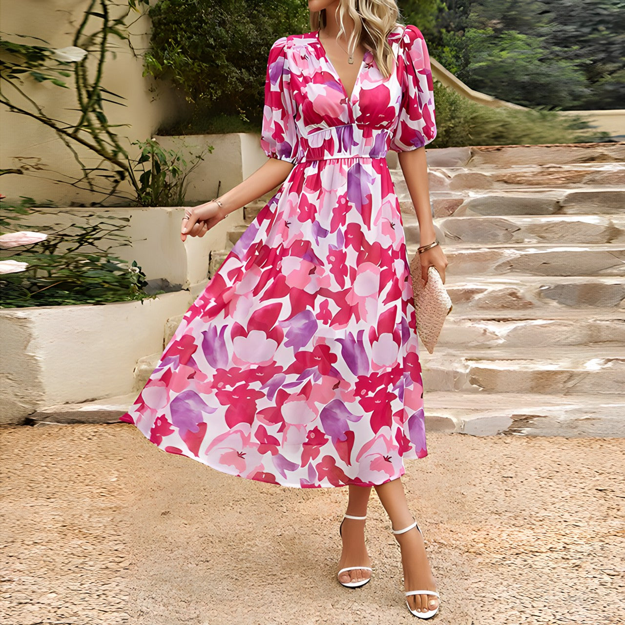 Kimberly Benn | Floral Midi Dress