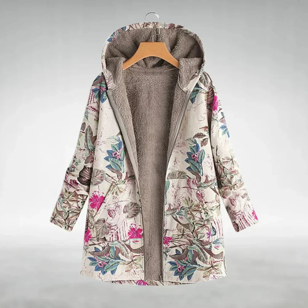 Kimberly Benn | Floral Fleece Jacket