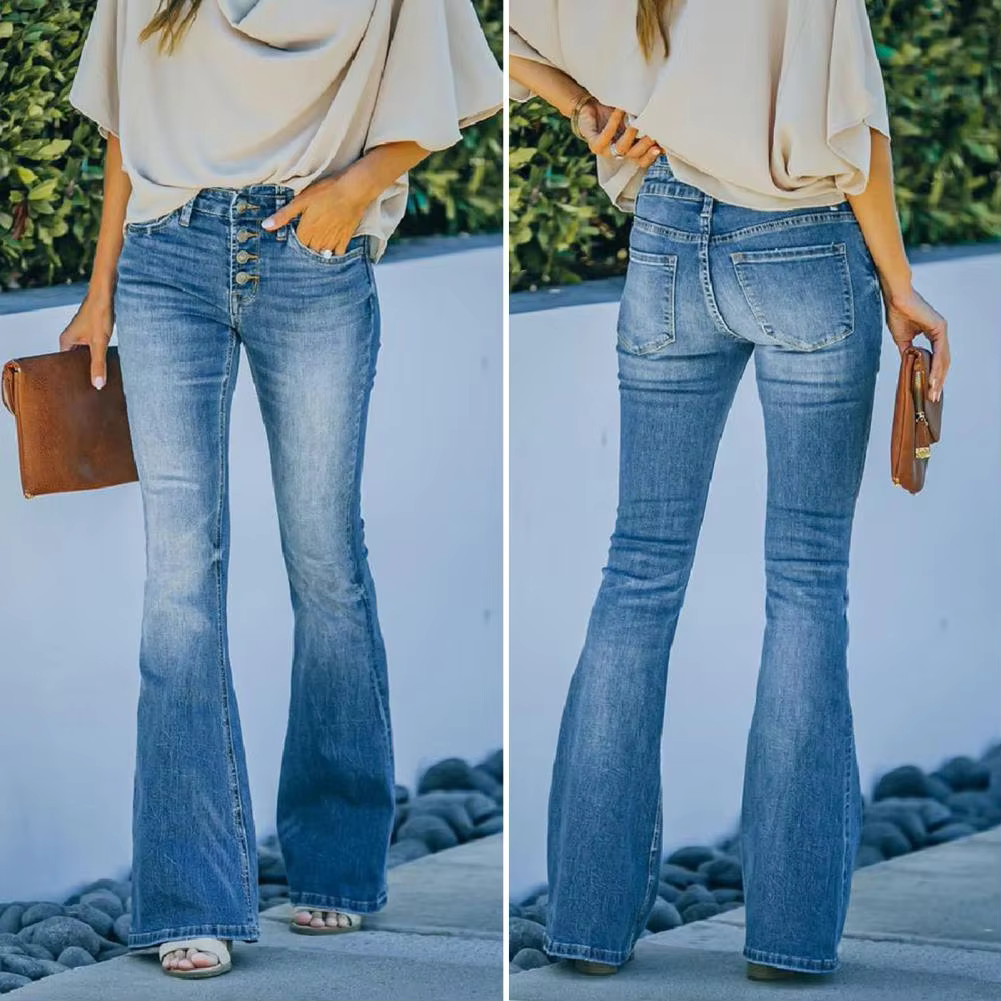 Kimberly Benn | Comfortable High Waist Vintage Flared Jeans