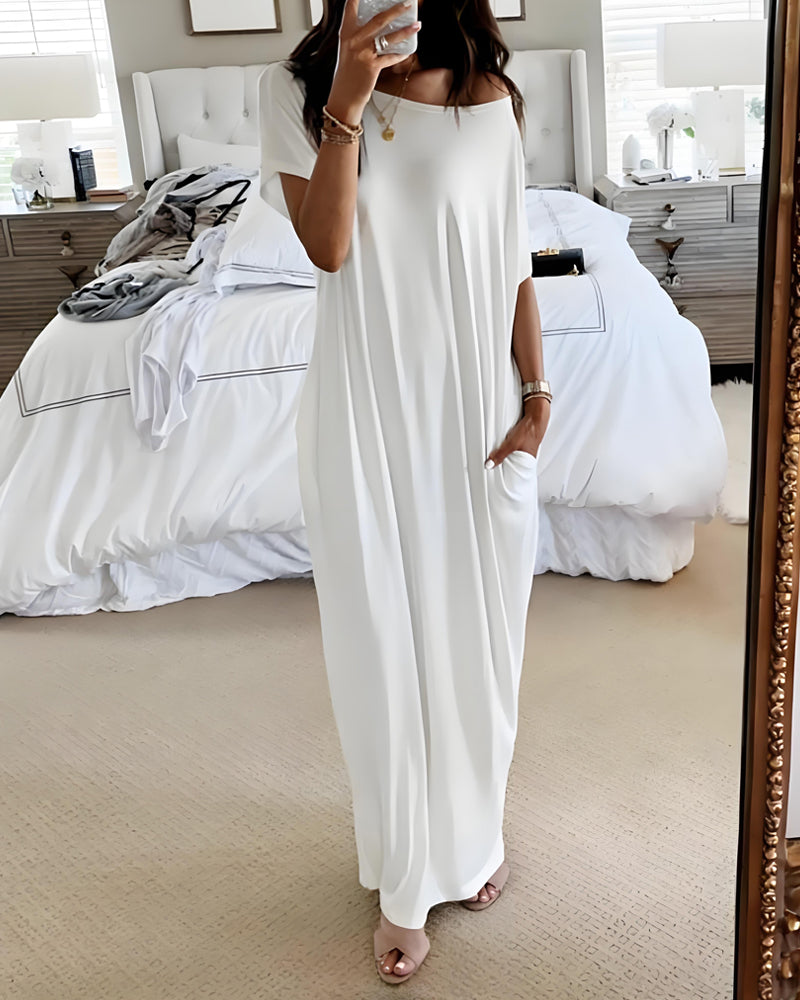 Kimberly Benn | Relaxed Off-Shoulder Dress