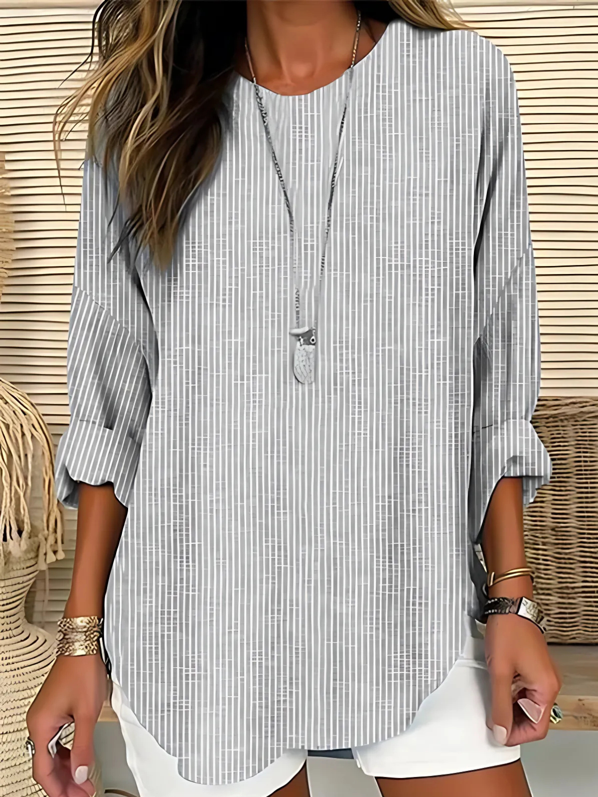 Kimberly Benn | Striped Blouse