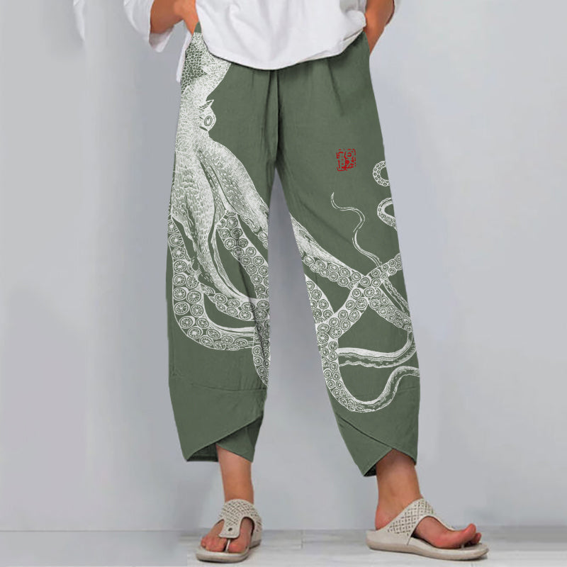 Kimberly Benn | Art Pants In Octopus Ink