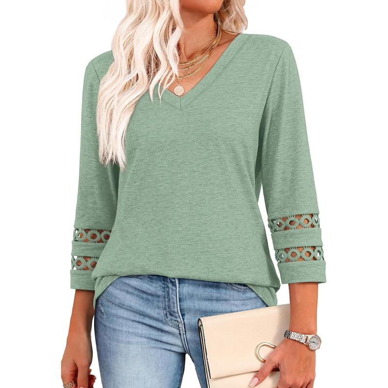 Kimberly Benn | Chic Casual V-Neck Summer Top