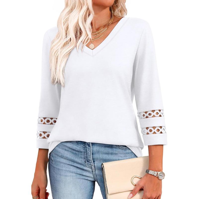 Kimberly Benn | Chic Casual V-Neck Summer Top