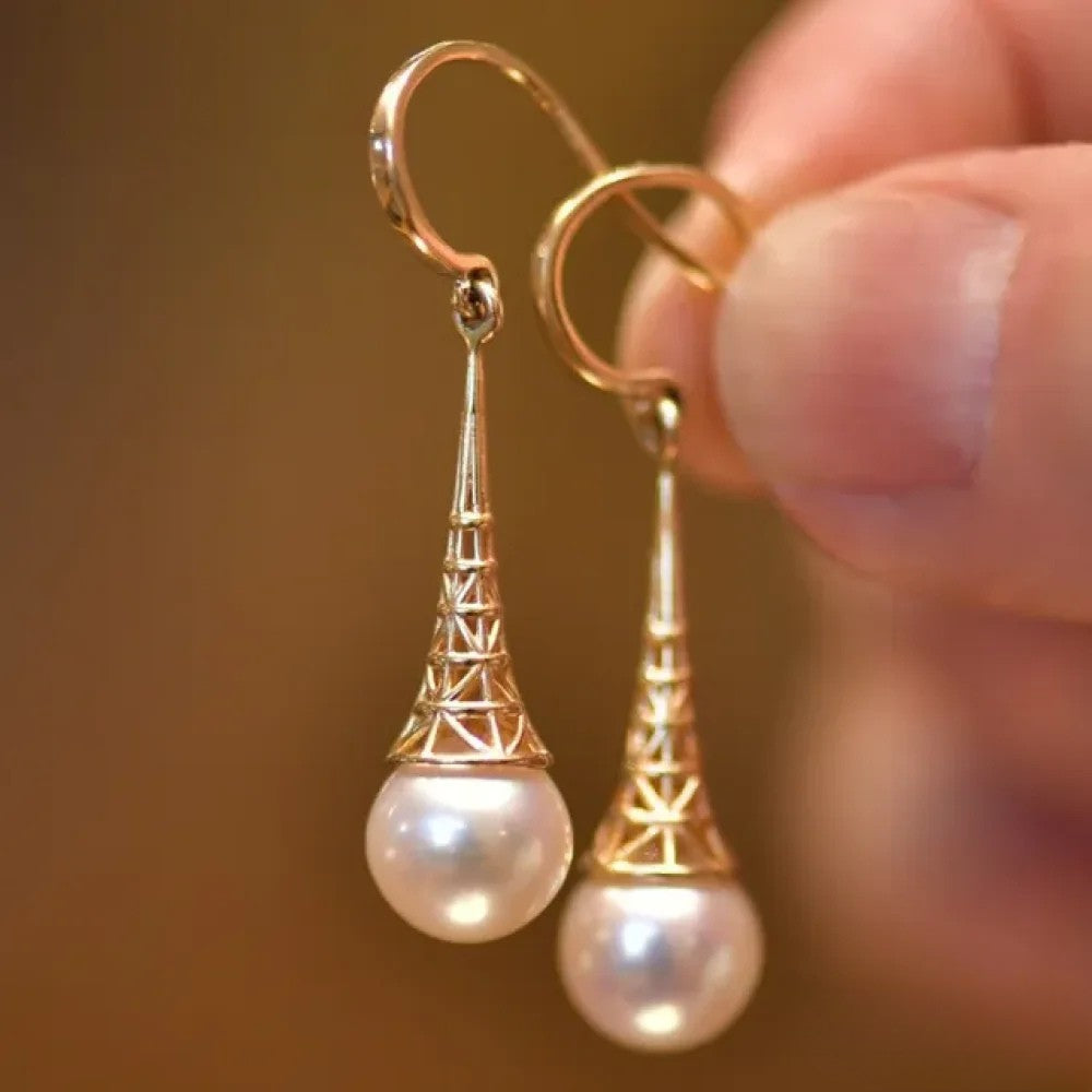 Kimberly Benn | Vintage Pearl Earrings