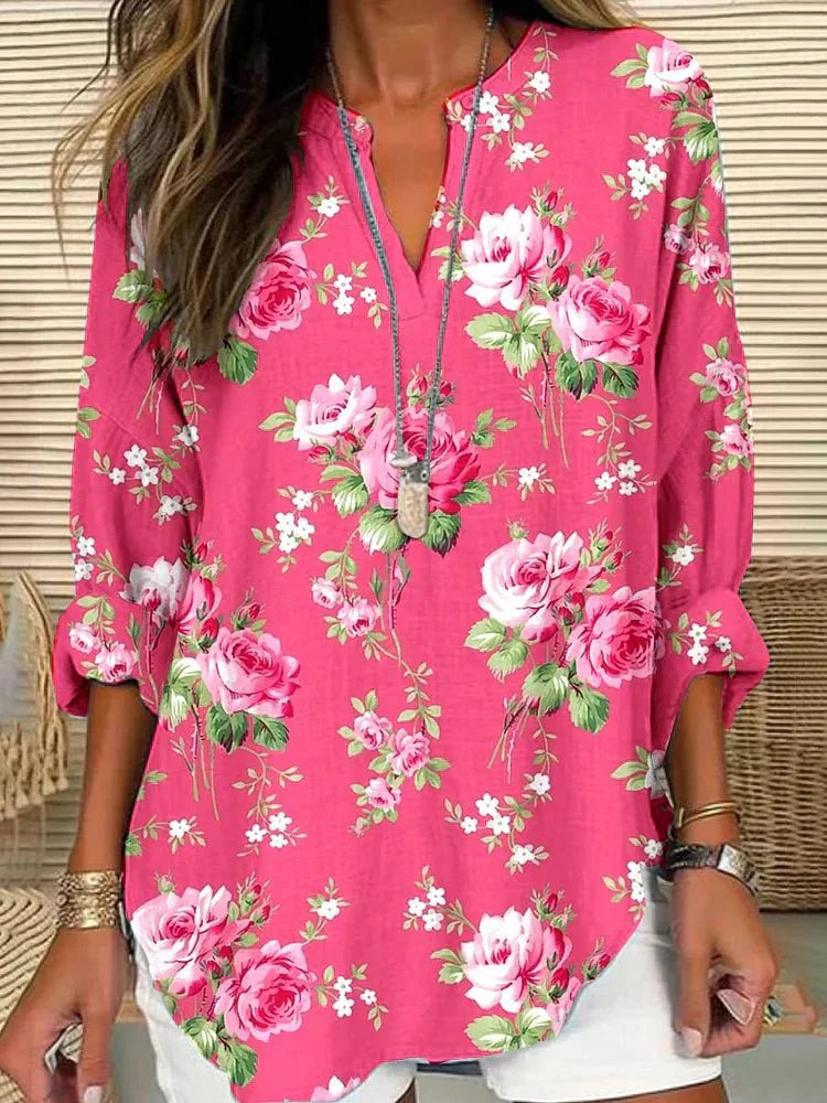 Kimberly Benn | Floral Blouse
