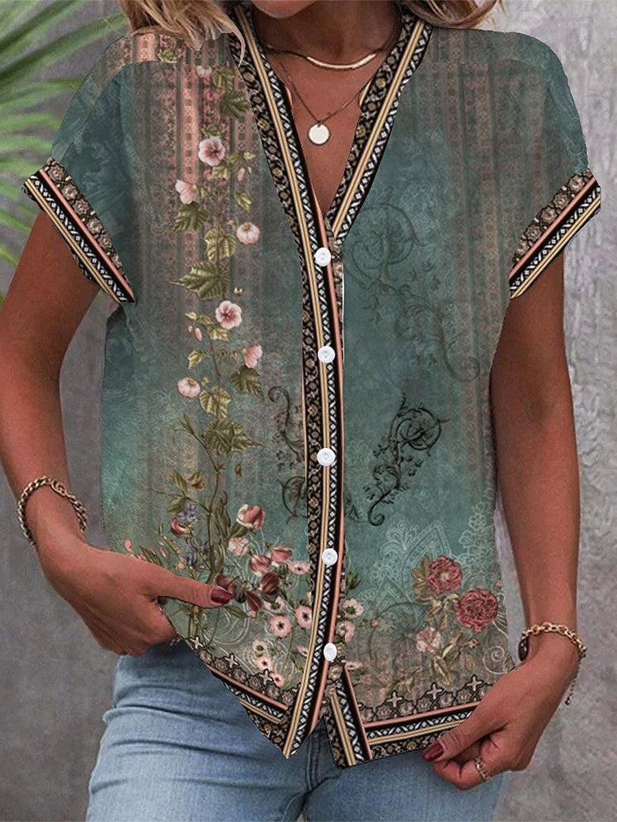 Kimberly Benn | Watercolor Petal Blouse