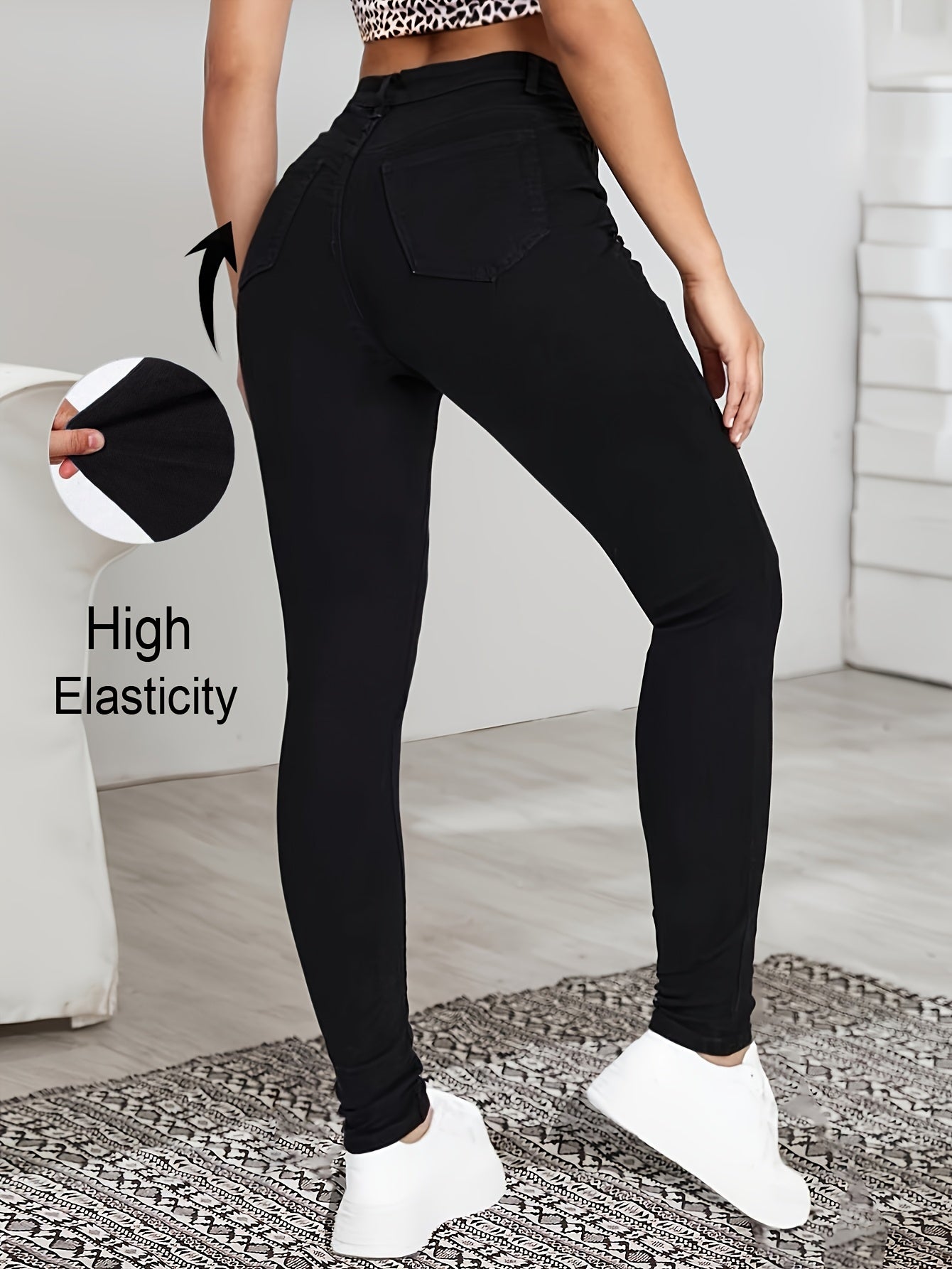 Kimberly Benn | High-Waist Skinny Jeans