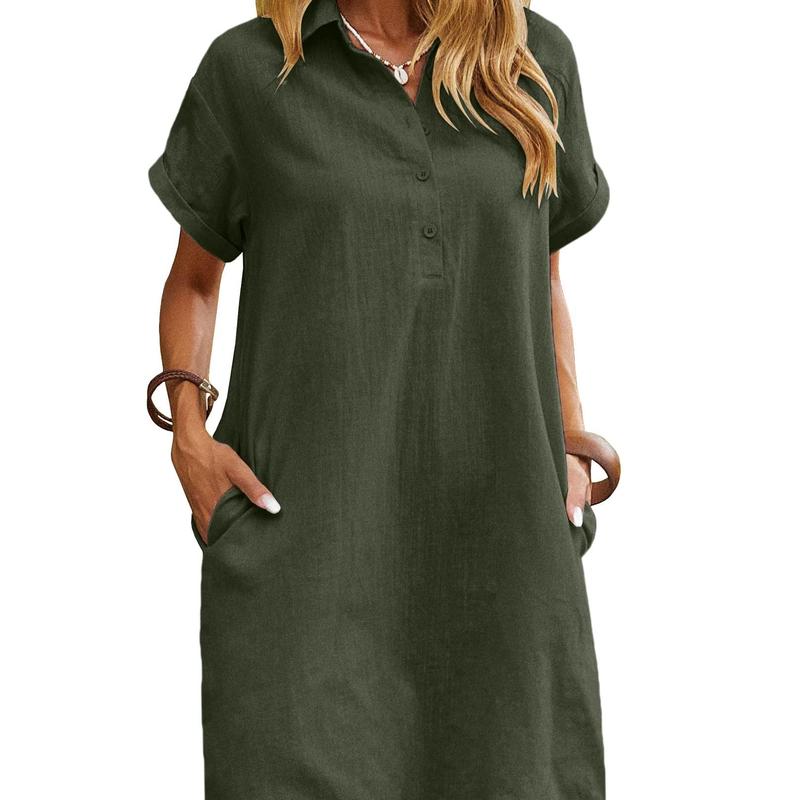 Kimberly Benn | Relaxed Short Sleeve Summer Dress