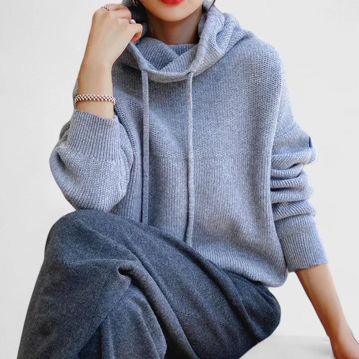 Kimberly Benn | Cozy Knit Hoodie