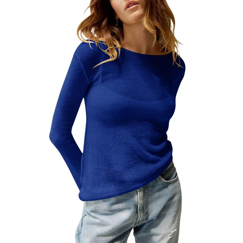 Kimberly Benn | Lightweight Summer See Through Long Sleeve Top