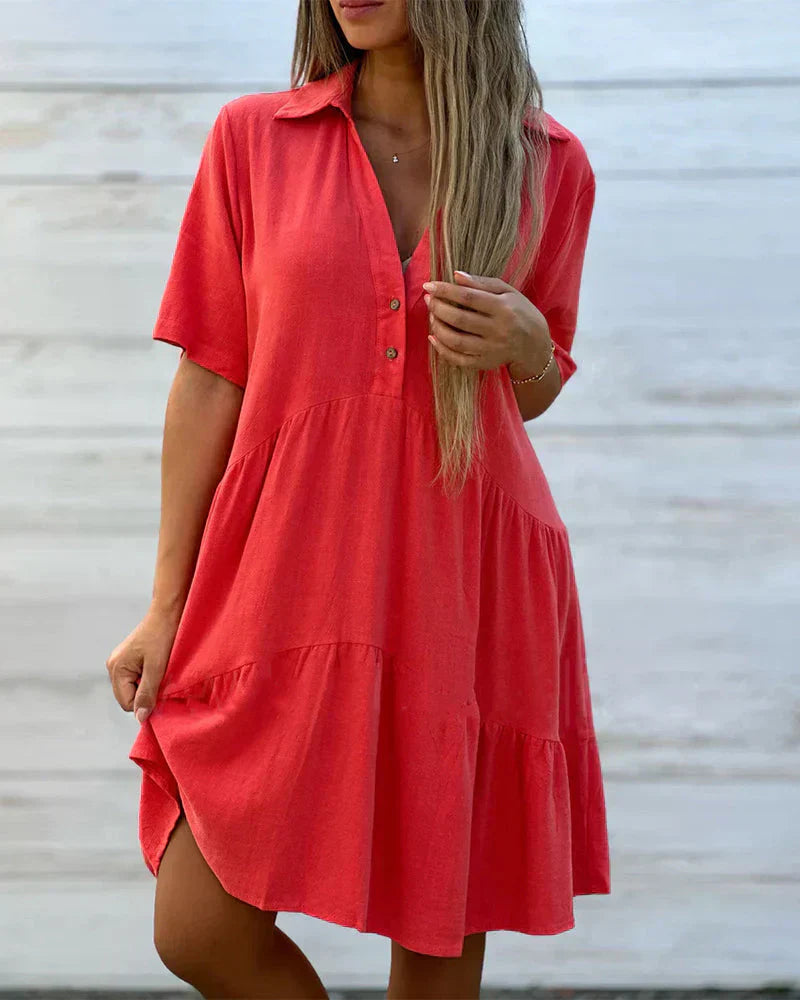 Kimberly Benn | Relaxed Collared Short Dress